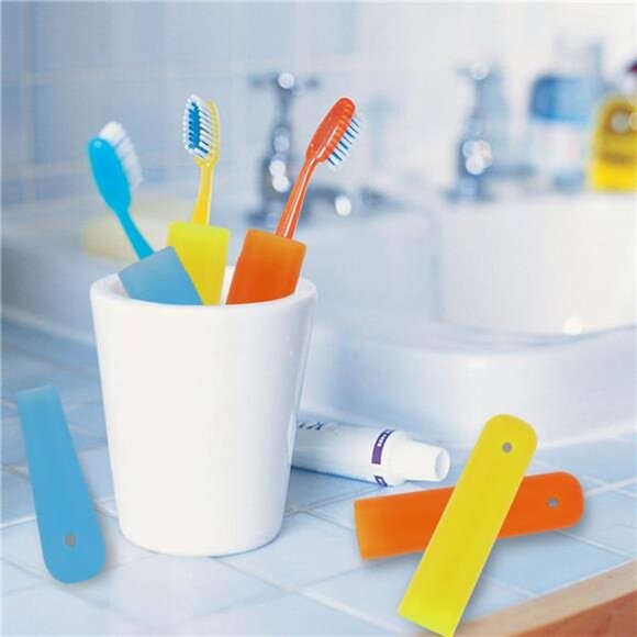 6 Pack Travel Toothbrush Case Portable Toothbrush Holder Camping Home Bathroom - Picture 2 of 8
